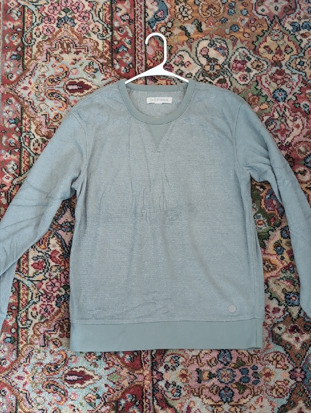 Outerknown Men’s Light Blue Hightide Crewneck Sweatshirt